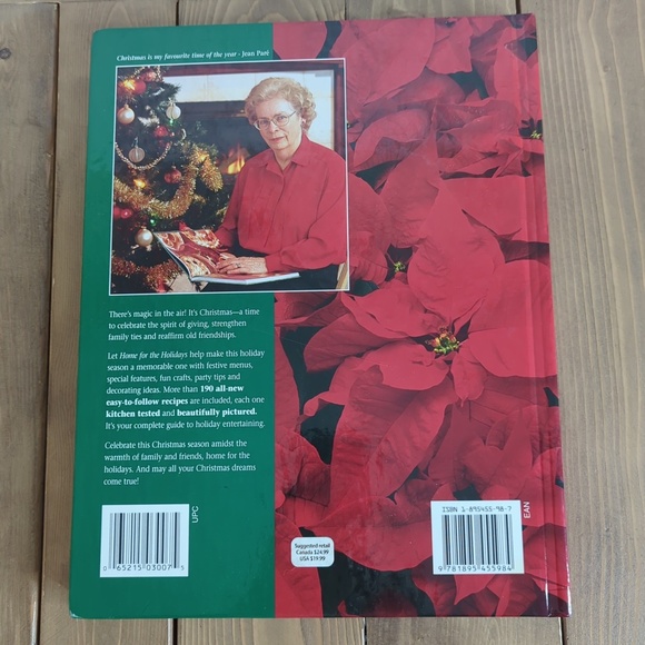 Christmas Recipe Book. Home for the Holidays. 2002, Hardcover - Picture 2 of 6